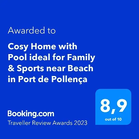 Cosy With Pool Ideal For Family & Sports Near In Port De Appartamento Pollença